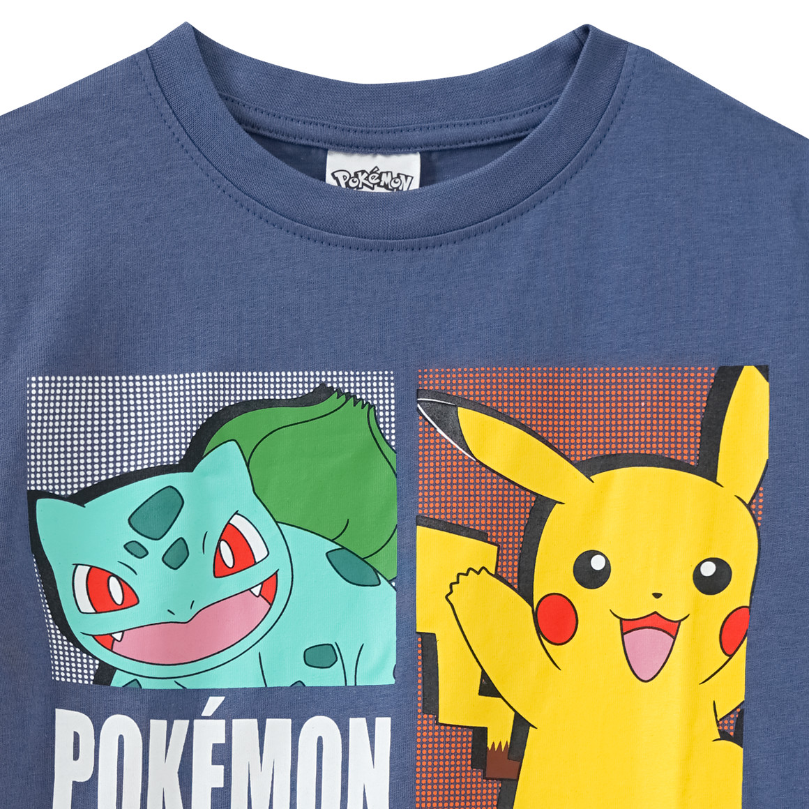 Topolino Pokémon T-Shirt mit Print blau