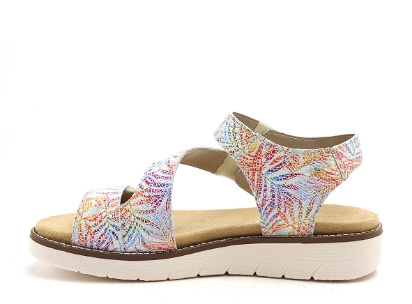 Remonte nu pieds plats femme d2050 multicolore