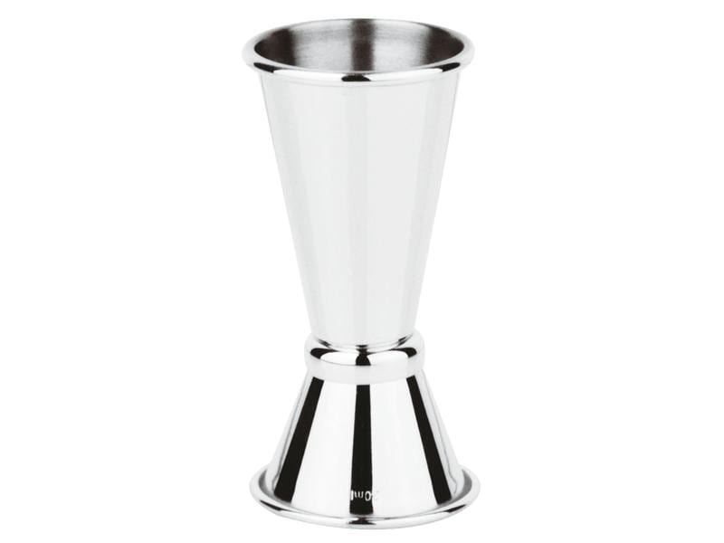 Paderno Cocktail-Doppelmass 40/20 ml Silber Cocktail Messbecher