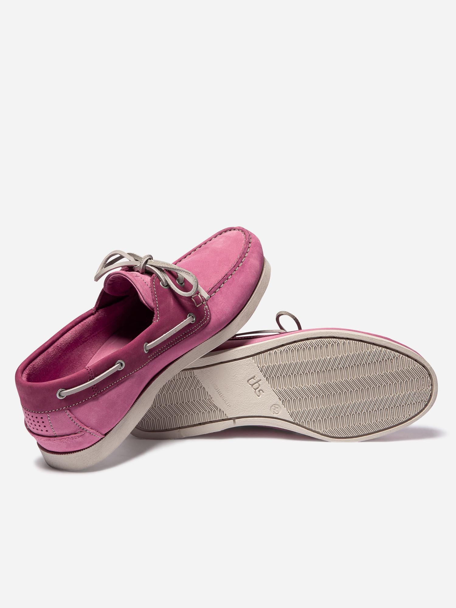 Chaussures Bateau Homme Semelle Grip Cuir Blanc