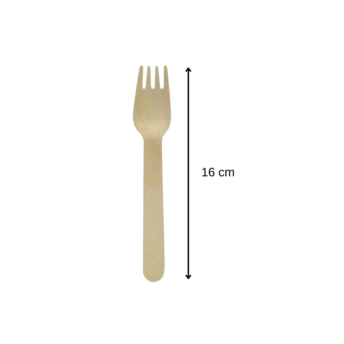 Lot de 30 fourchette en bois jetables Fackelmann Move Fackelmann