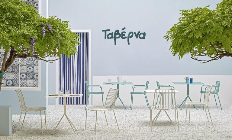 Pedrali Nolita fauteuil geel