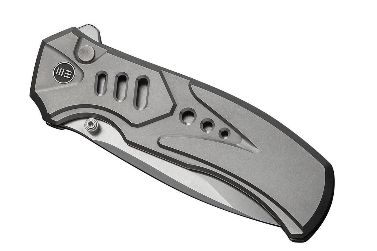 WE Knife Zentron WE24094-2 Satin Böhler M390, Gray Titanium, zakmes