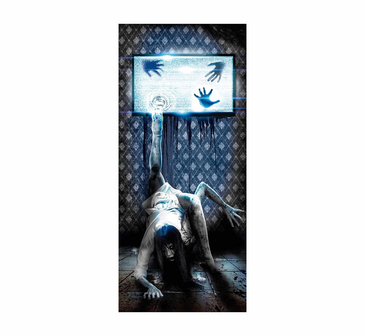 Halloween Deurposter Geest 120cm x 47cm
