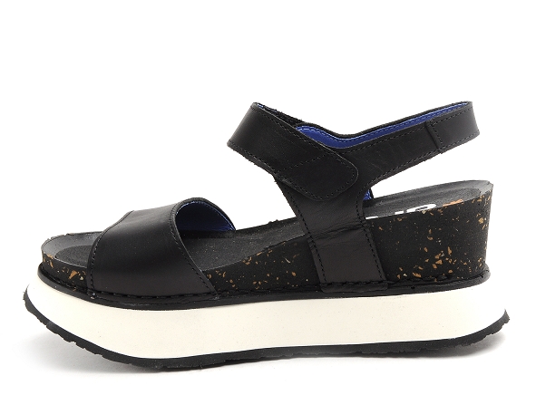 Art nu pieds talons femme santorini 1970 noir