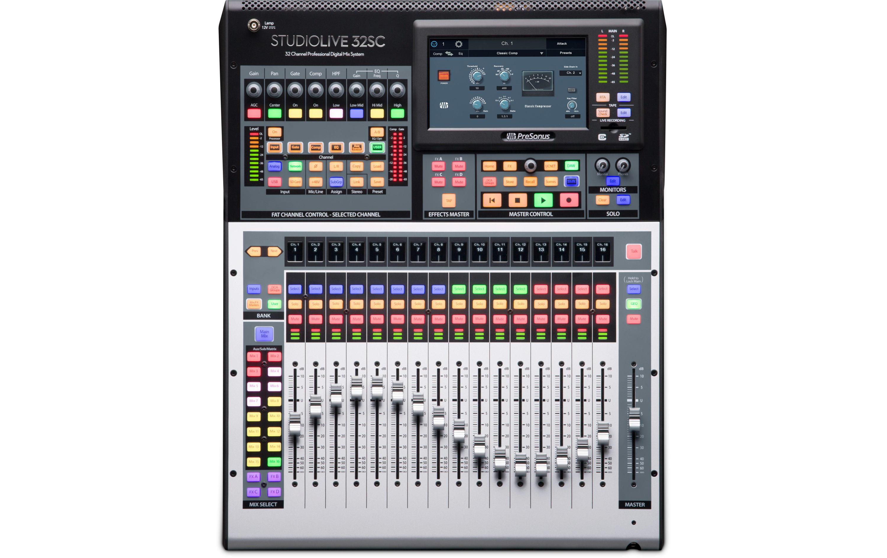 Mischpult StudioLive 32SC<br>40-kanaliger Digitalmixer