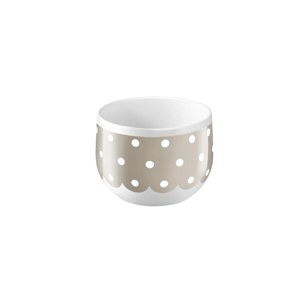 Plumetis Taupe - Verrine apéritif (lot de 6) Médard de Noblat
