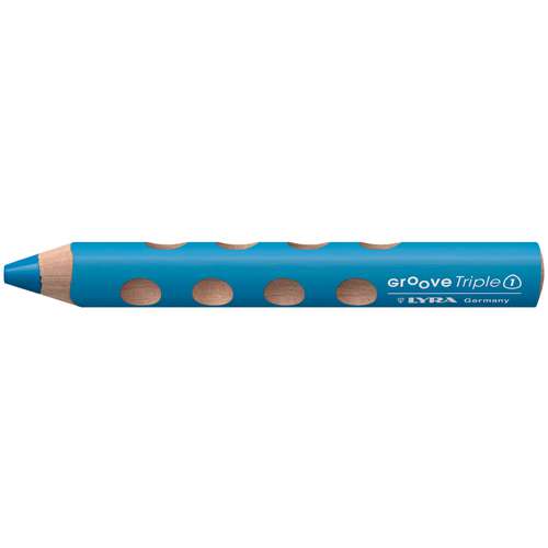 LYRA GROOVE® Triple 1 Aquarellstift, Farbstift, Wachsmalkreide