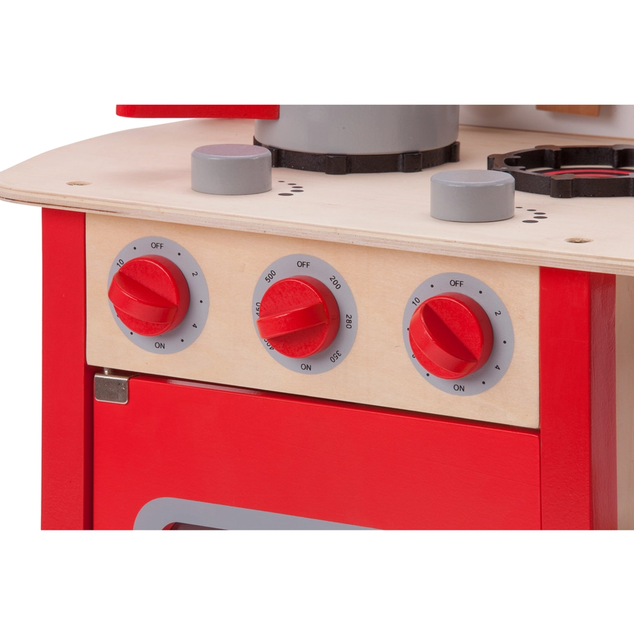 New Classic Toys Spielküche Bon Appetit rot