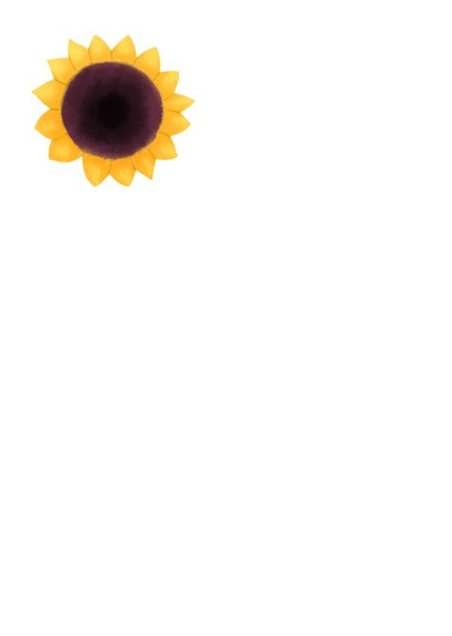 Greetz | Moederdagkaart | Zonnebloem