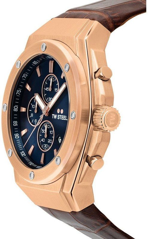 TW Steel - TWCE4106 - Chronograaf Horloge - Bruin - 44mm