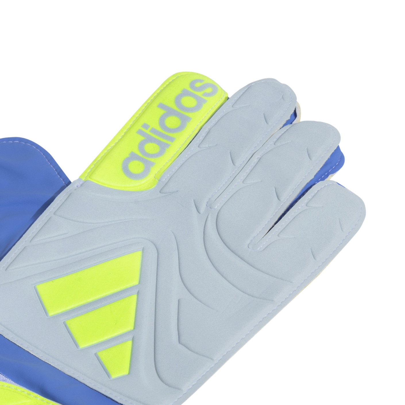 Adidas Copa Club Keepershandschoenen Grijs Blauw Neongeel