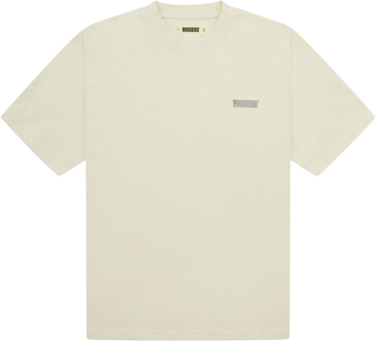 Woodbird WBBaine Connect Back Tee Off white