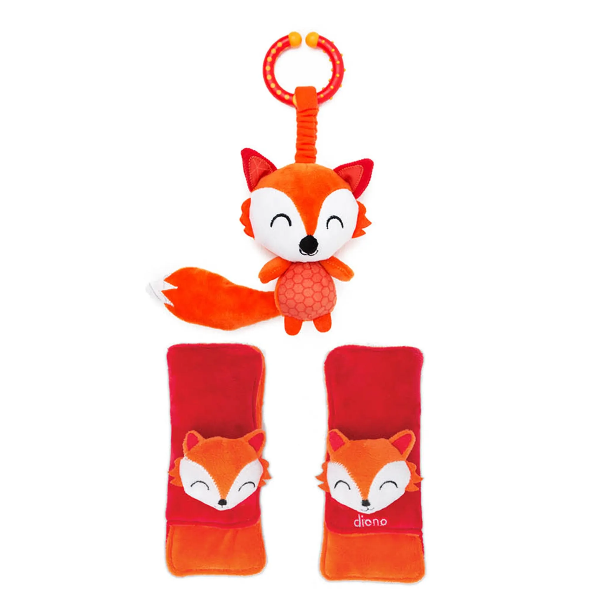 Diono Couvre-Courroie et Jouet - Renard