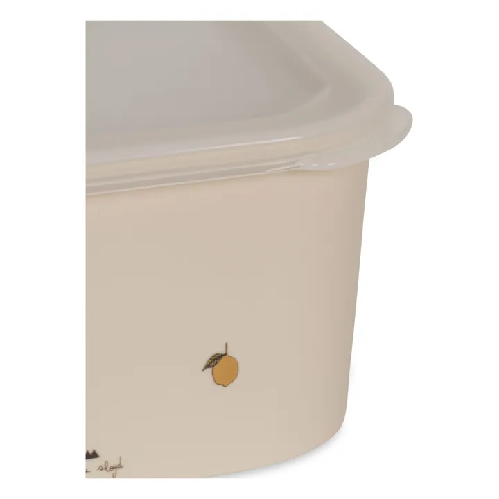 Konges Sløjd Boites de conservation Lemon - Set de 4 | Jaune citron