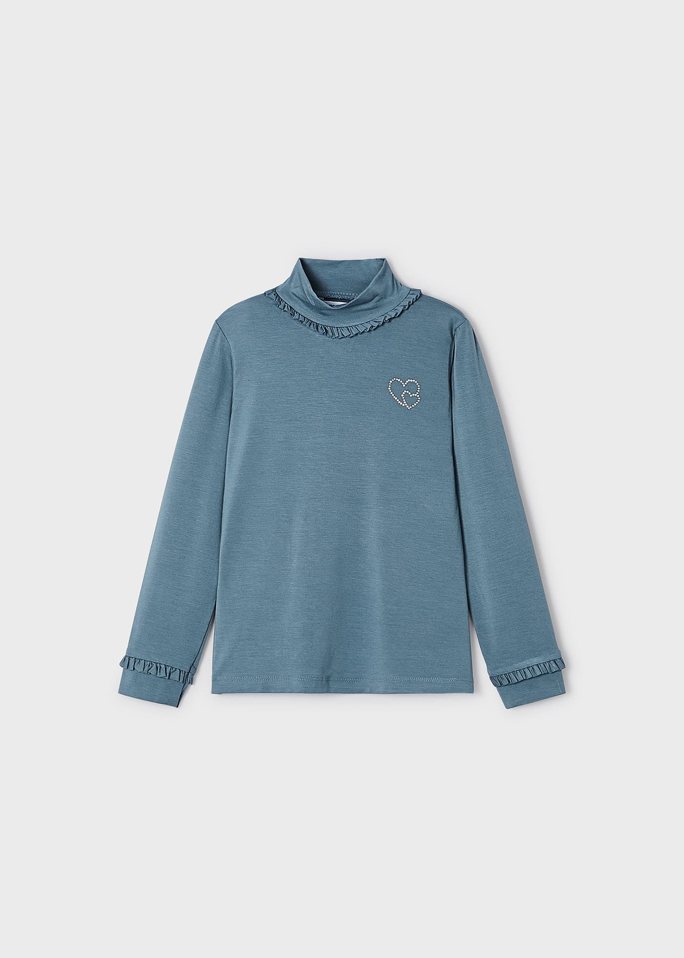 Camiseta feminina com estampa de meio cisne