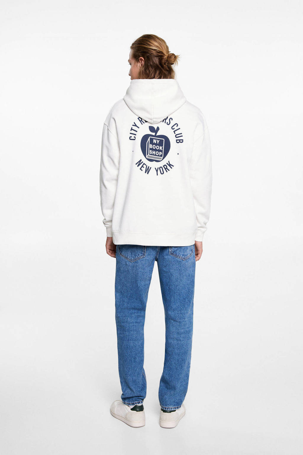 MANGO TEEN hoodie wit