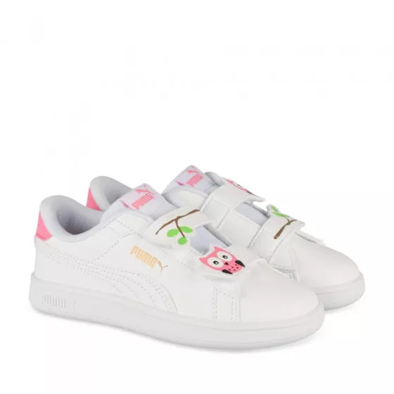 Baskets BLANC PUMA Smash 3