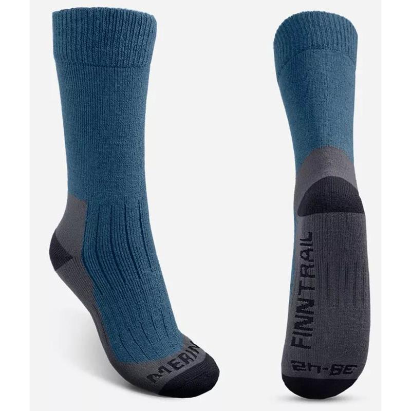 Chaussettes Homme Finntrail Merino Blue 3201 - Gris