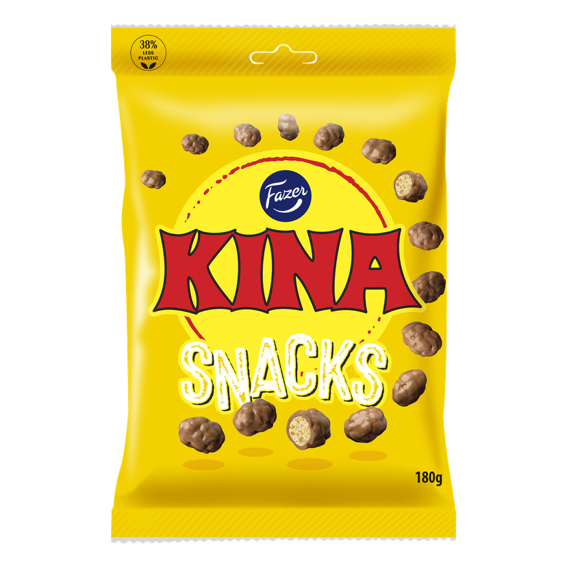 Kina snacks gul 180 g