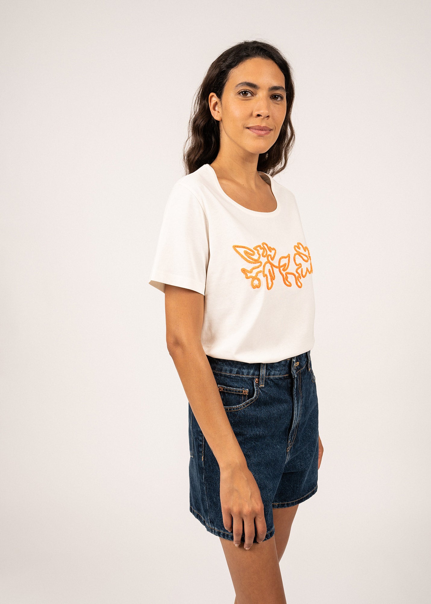 T-shirt à motif floral Sandy