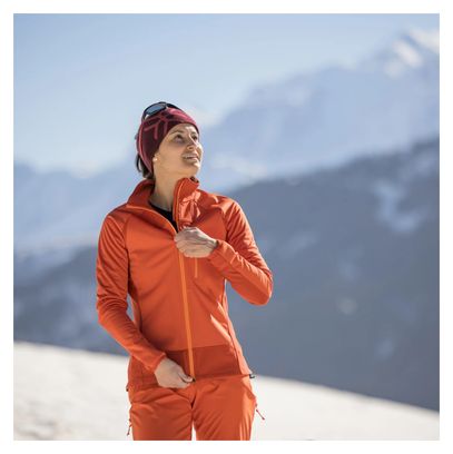 Veste Coupe-Vent Femme AYAQ Shandar Sunrise Orange