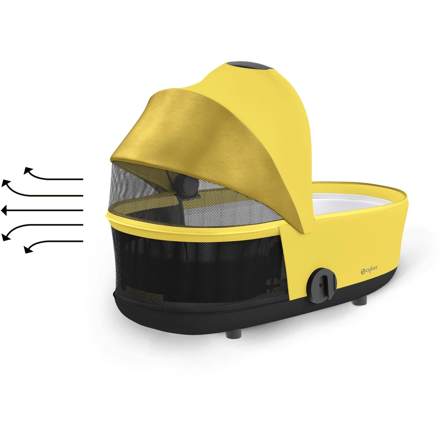 cybex PLATINUM Kinderwagenaufsatz Lux Carry Cot für New Mios Mustard Yellow