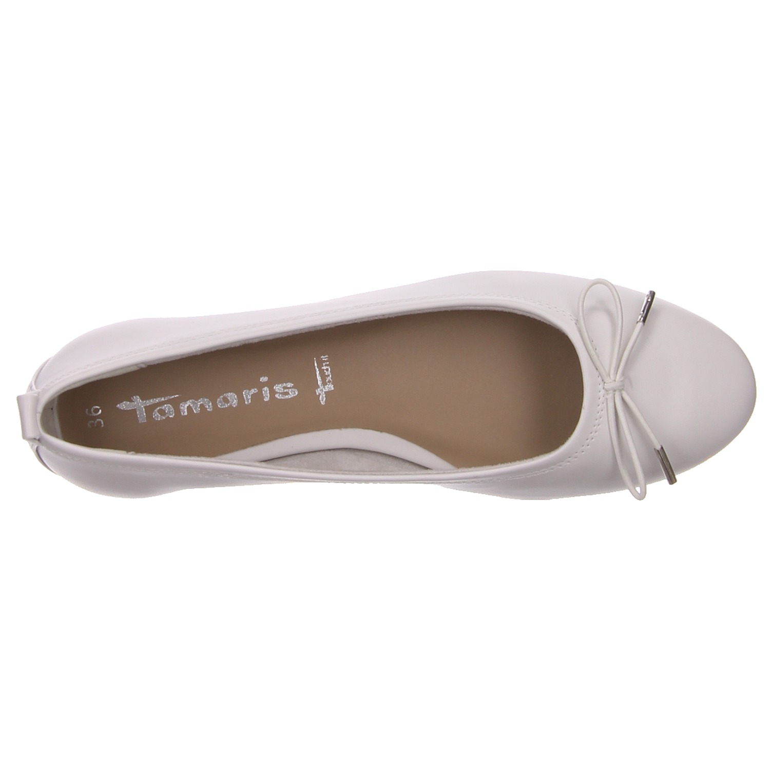 Tamaris Ballerina weiß weiss/weiss kombi