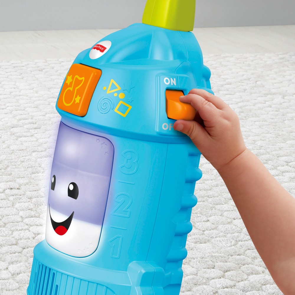 Fisher-Price Lachen & Lernen Leuchtender Spielzeugstaubsauger