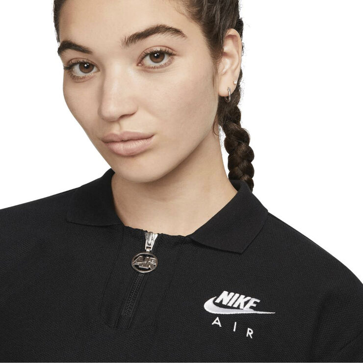 Nike air women's pique polo Black/white