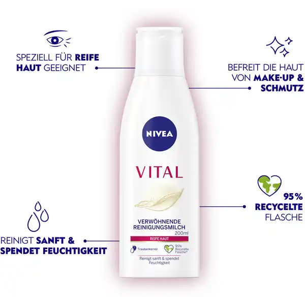 VITAL Verwöhnende Reinigungsmilch
