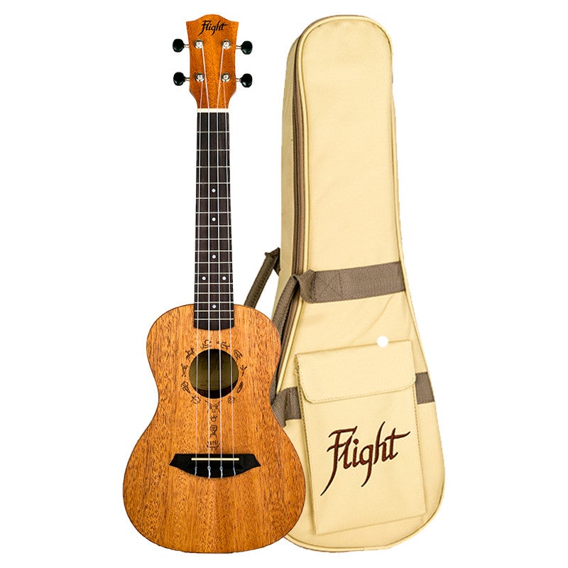 Flight Designer Series DUC373 Mahogany concert ukelele met gigbag
