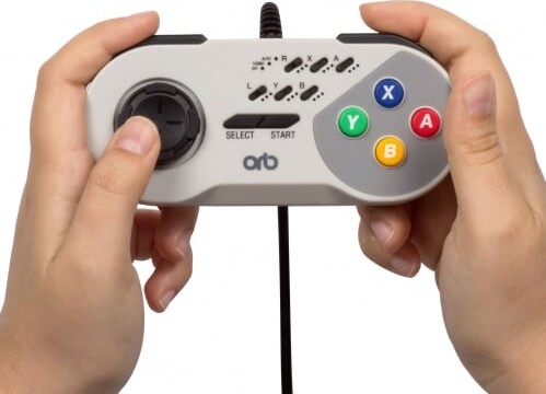 Snes Turbo Controller Med Kabel Fra Orb