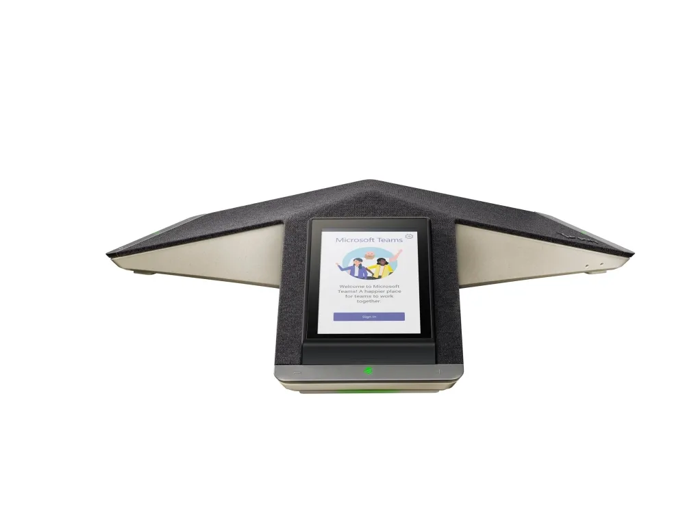 Poly Trio C60 - VoIP-telefon til konferencer - med Bluetooth interface - IEEE 802.11a/b/g/n/ac (Wi-Fi) / Bluetooth 5.0 - 5-vejs opkaldskapacitet - SIP, SRTP, SDP - 3 linier
