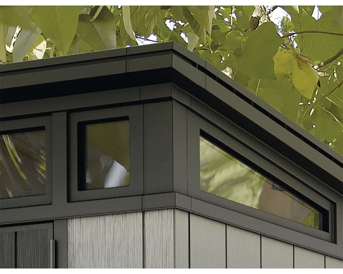 Keter Artisan 11x7 tuinhuis inclusief vloer 342 x 218 cm houtlook