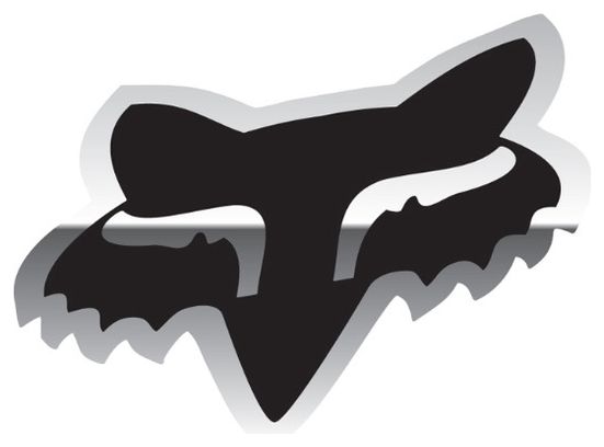 Stickers Fox Fox Head 2.5'' Chrome