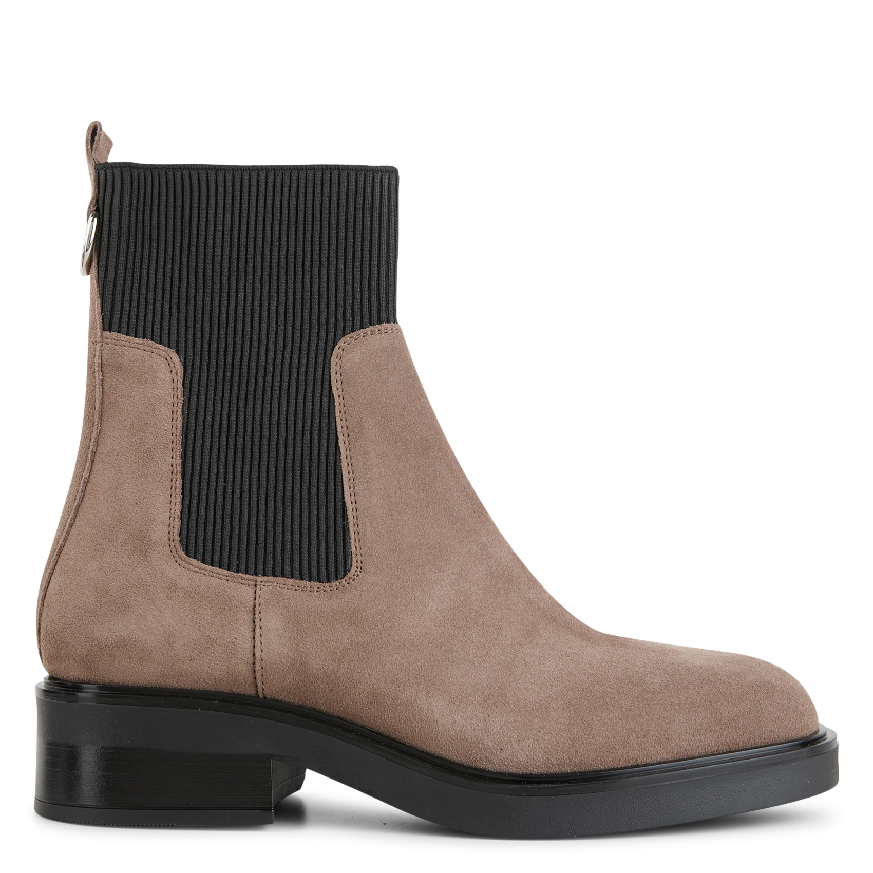 SYBILLE - Bottines en cuir velours | Beige