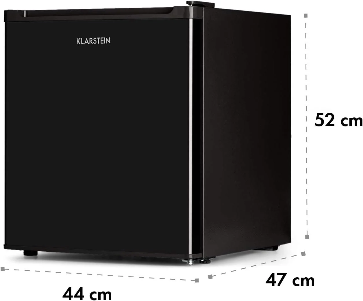 Klarstein Mini Congelateur Armoire, Petit Congélateur pour la Chambre et la Maison, Mini congélateur 33L, Congelateur Petite Taille avec Etagère, Econome en Energie, Appareil à glaçons et Grattoir