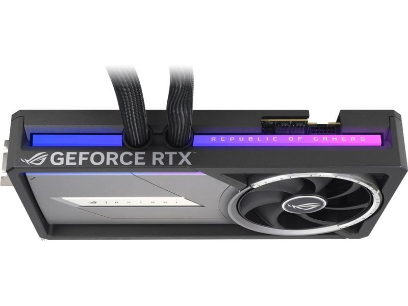 ASUS ROG Grafikkarte ROG Astral LC GeForce RTX 5090 32 GB Gaming Grafikkarte mit All-in-One-Flüssig-CPU-Wasserkühlung