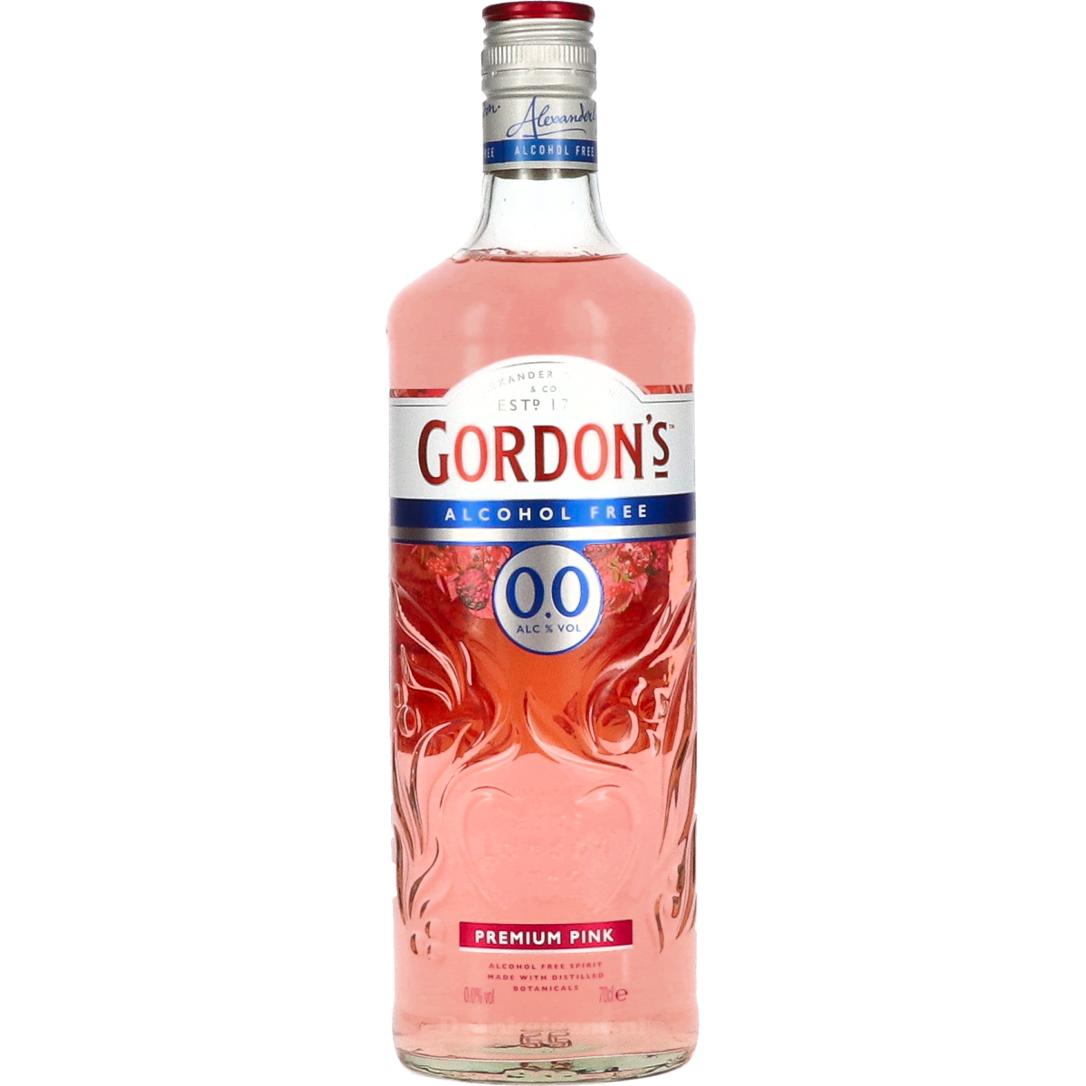 Gordons Premium Pink Alcoholvrij 70 cl