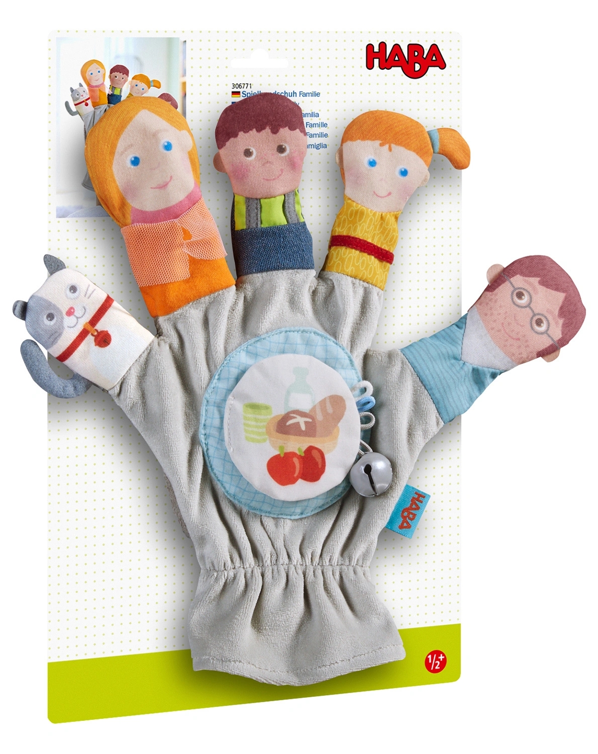 Spielhandschuh FAMILIE in bunt