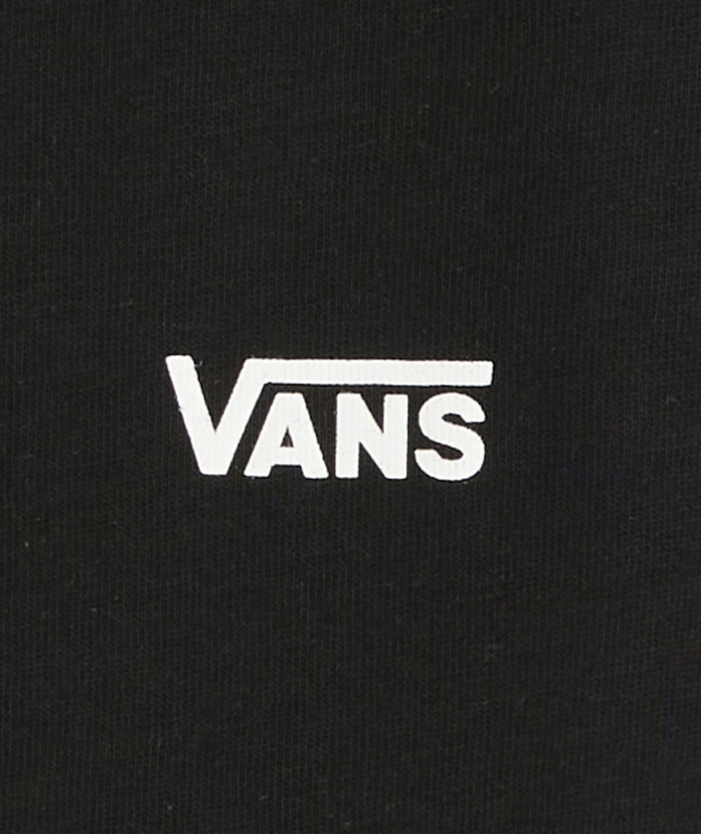 VANST-SHIRT LEFT CHEST EN COTON NOIR AVEC LOGO VANS BLANC