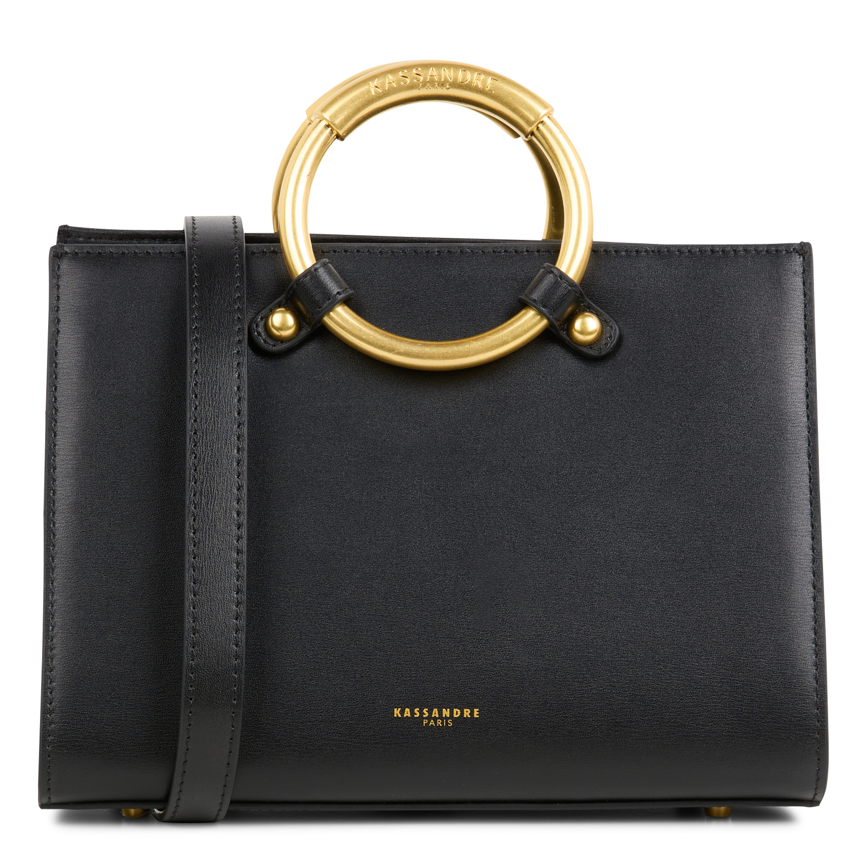 BELLA - Sac bandoulière en cuir | Noir