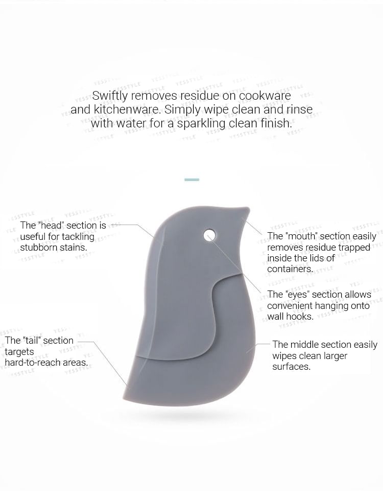 Home Simply - Penguin Siliconen Reinigingsspatel