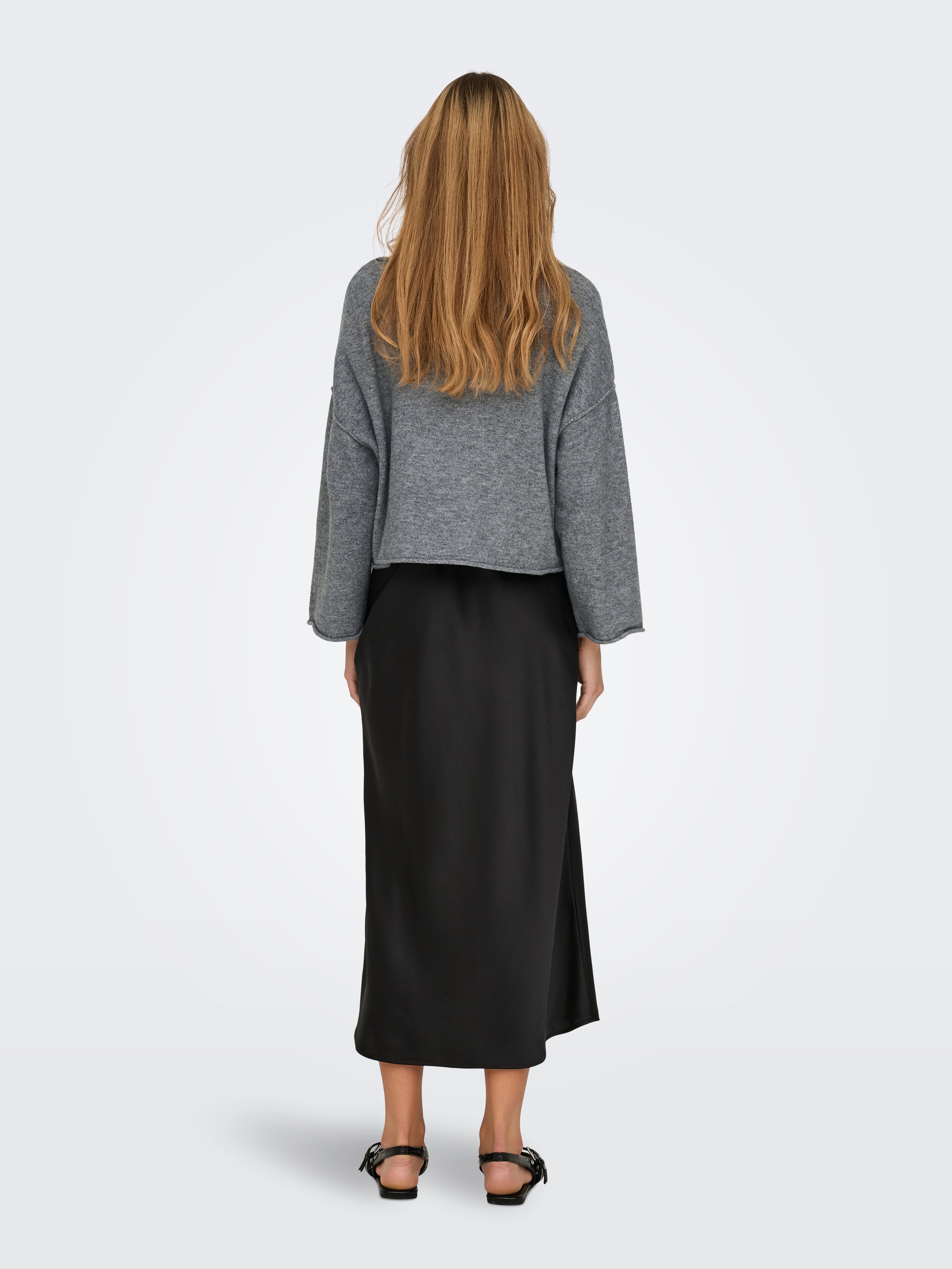 JDYRUE Strickpullover Medium Grey Melange