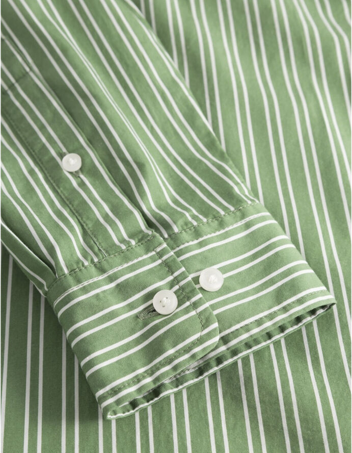 Les Deux Kent Poplin Shirt Light ivory/vintage green