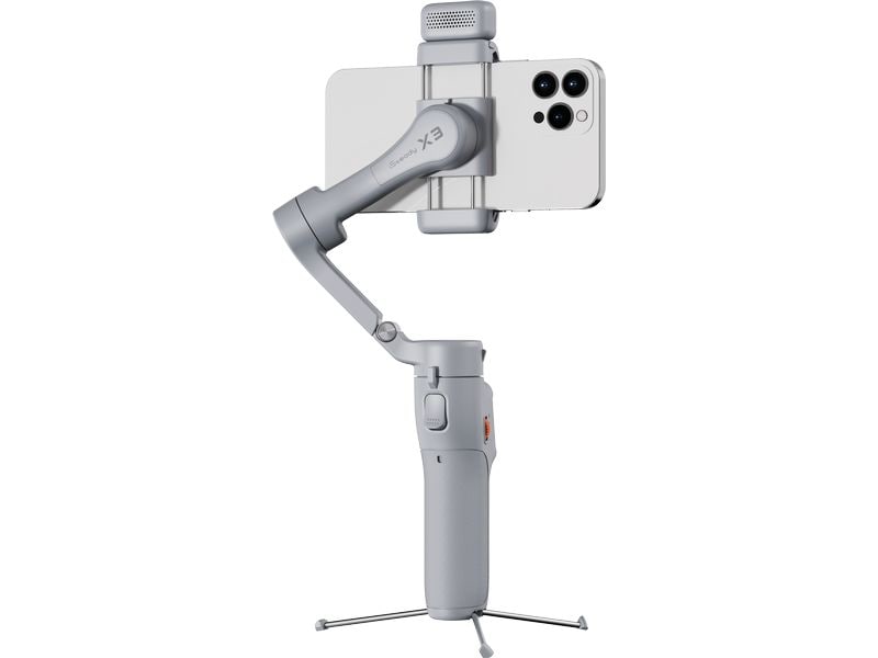 Hohem Gimbal iSteady X3 Grau Smartphone-Gimbal mit abnehmbarer Fernbedienung und Aufhelllicht