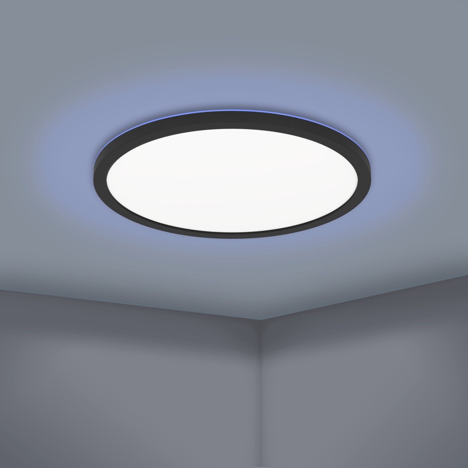 EGLO - Rovito-Z loftlampe sort Ø29,5 - RGB + TW - Zigbee, Bluetooth