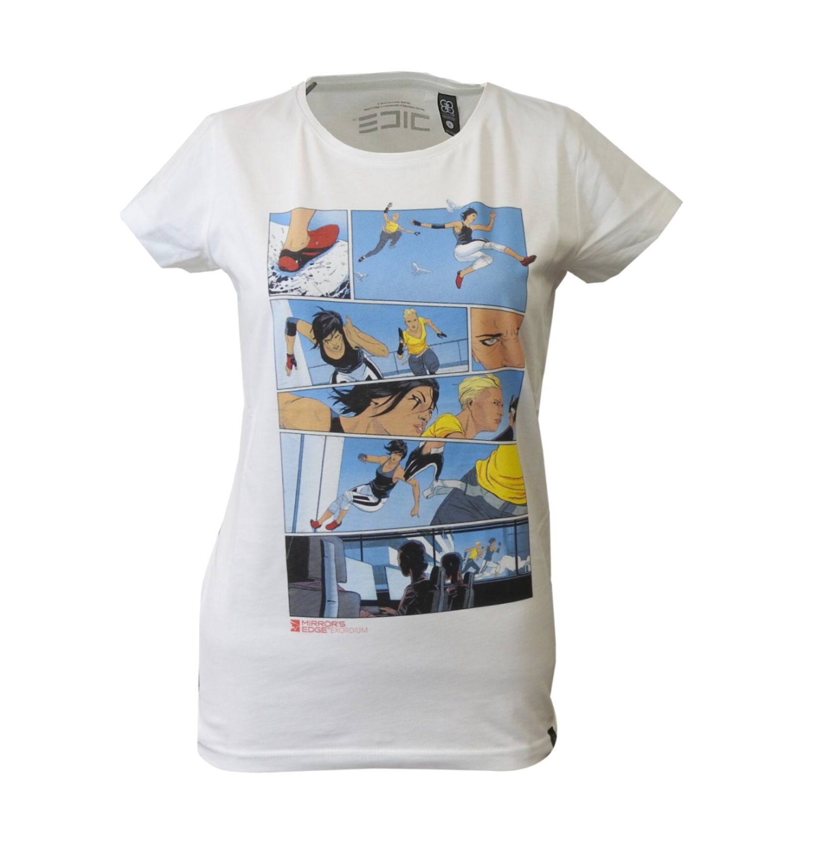 Mirror's Edge T-Shirt Damen weiss