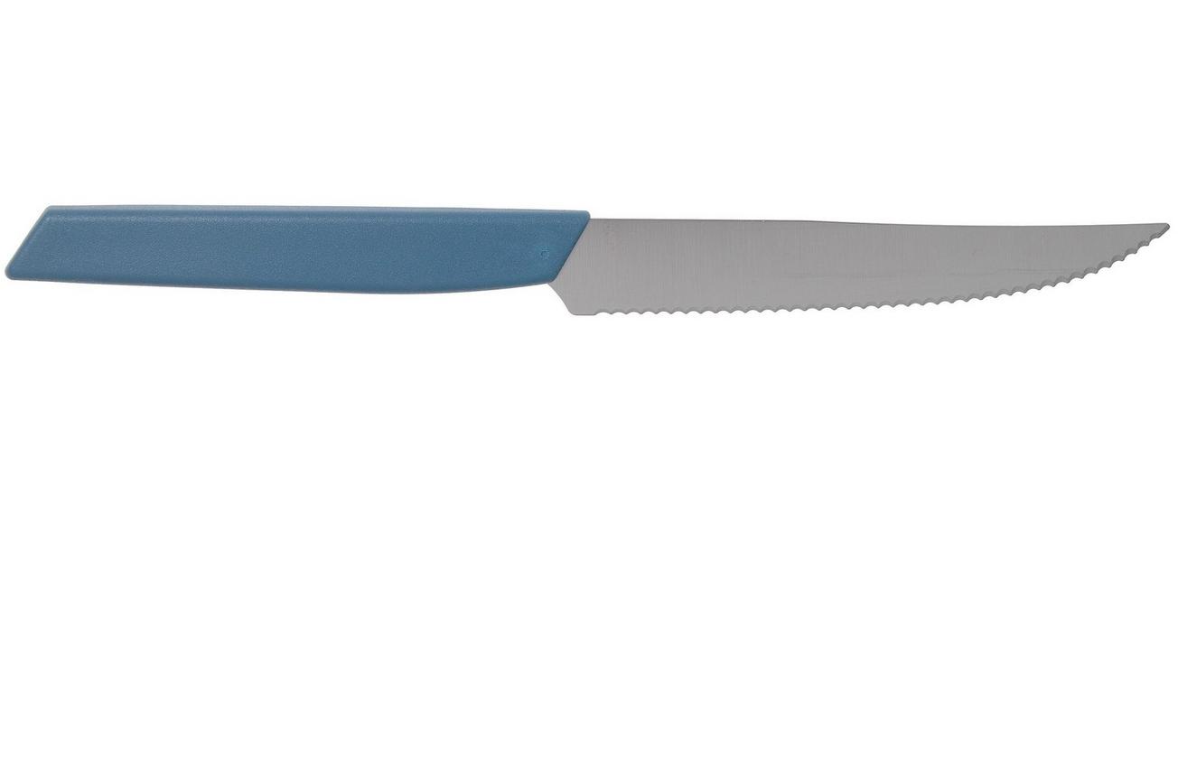 Victorinox Swiss Modern 6.9006.12W2 steakmes 12 cm, blauw
